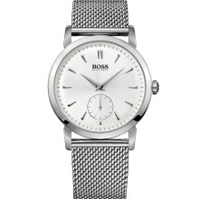 BOSS Black Round Mesh Strap Watch