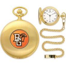 Bowling Green Falcons BG Gold Pocket Watch