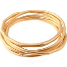BRACELET - SET OF 5 - GOLDEN