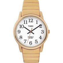 Brand New Timex Indiglo Mens Dress Gold Tone Steel Expansion Watch T20481