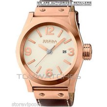 Brera Brets4511 Eterno Solotempo Brown 45mm Date Fast Shipping