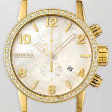 Brera Isabella Diamond Gold Timepiece