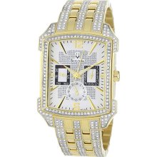 Bulova Mens Crystal 98C109 Watch