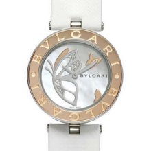 Bvlgari B.zero1 30mm Pink Gold Bezel & Diamond Mop Dial Quartz - Bz30bdsgl