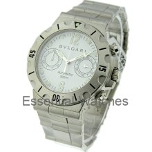 Bvlgari Diagono Pro Acqua Mens Automatic Cronograph Sc38ss/sln Sc38ss 38