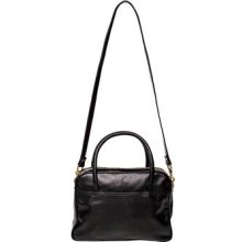 Calleen Cordero - Celia Small Leather Handbag in Black Aniline