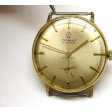 Candino Incabloc 17 Jewels Gold Plated Watch Swiss Made
