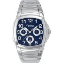 Caravelle by Bulova Men's 43C28 Stainless Steel Bracelet Blue Dial Watch