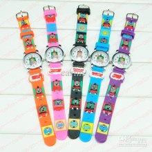 Cartoon Children Watches Kids Wrist Watches Thomas & Friends Sil