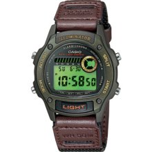 Casio 50 Meter Digital Watch, 50 Meter Wr, Nylon Strap, Alarm, W94hf-3av