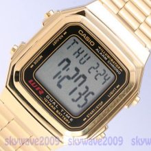 Casio A178wga A178wga-1a A178wa Classic Digital Watch Water Resistant