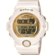 Casio Baby-g Bg6901-7 Watch White W/gold Mirror Face Msrp $99