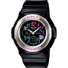 Casio BGA101-1B Baby G Black Resin Strap Women's Watch