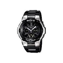 Casio BGA110-1B2C Women Baby-G Analog Digital Black Chaton Style Bezel