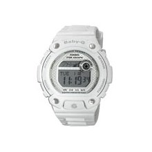 Casio BLX100-7CR Baby-G Women's Multi-Function Digital White Resin Spo
