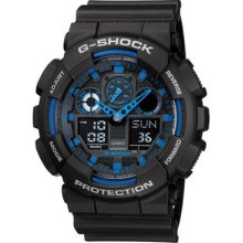 Casio G-shock Ga-100-1a2 Ga100 Velocity Indicator X-large Series Men's Watch