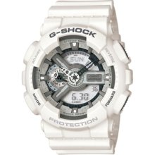 Casio G-Shock GA-110 X-Large Combi Monotone Watch - WHT GRY - White regular