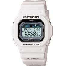 Casio Men's Glx5600-7 G-shock G-lide Surfing Watch - White