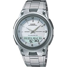 Casio Sports Silver Face/ Silver Band