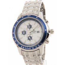 Cc311093ssbl Croton Mens Watch Tachymeter 20atm Chrono Date