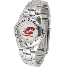 Central Michigan Chippewas CMU Womens Steel Sports Watch Central Michigan Chippewas CMU Womens Steel Sports Watch