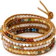 Chan Luu Five Wrap Leather Bracelet
