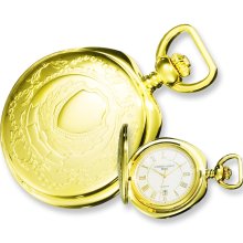 Charles Hubert Gold-plated Brass with Shield Pocket Watch