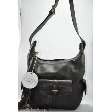 Chloe Gabby Bucket Pockets Brown Leather Shoulder Bag Handbag $2195