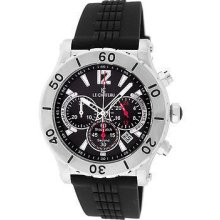 Chronorgraph Le Chateau Sports Men's Watch With Rubber Band 5439m-blk