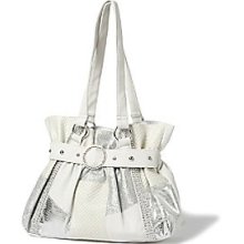 Claires Patchwork Sparkle Satchel Handbag Rhinestone Glitter Purse Bag Bling