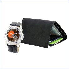 Cleveland Browns NFL Licensed Watch and Wallet Set
