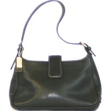 Coach 7789 Hamptons Small Hobo Leather Black Bag Tote