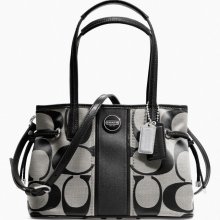 Coach Signature Stripe Mini Carryall F22907 Msrp $248