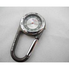 Colibri Cx Gear Gunmetal Silver Face Belt Loop Clip Or Pocket Watch