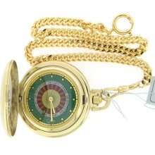 Colibri Golden Roulette Pocket Watch