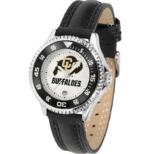 Colorado Buffaloes Competitor Ladies Watch with Leather Band