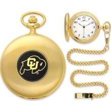 Colorado Buffaloes CU NCAA Gold Pocket Watch ...