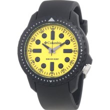 COLUMBIA Menâ€™s CA014020 Urbaneer II Round Analog Yellow Dial & Black WATCH