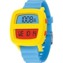 Converse Men's VR028920 Re-Mix 1908 Yellow and Blue Digital Watch