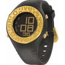 Converse Pick Up Watch Vr007 025 Black Gold $75 Retail New Womens