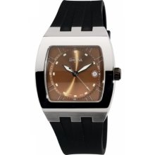 Davosa Men's Cosmopolitan Analogue Watch 16242265 With Brown Dial And 40 Mm Stainless Steel Case
