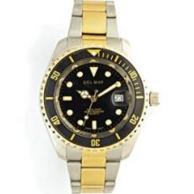 Del Mar 50117 Mens 200 Meter Sport Dive Watch Two Tone