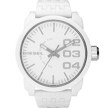 Diesel Oversized White Watch - White
