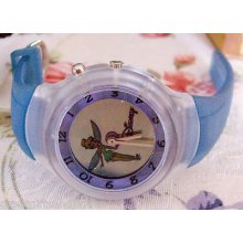 Disney Animated Moving Wings Tinkerbell Watch Retired Beautiful