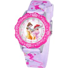 Disney Girls Tween Glitz Princess Time Teacher Watch