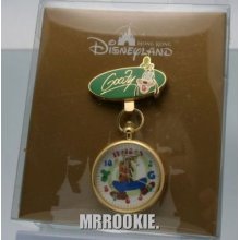 Disney Goofy Limited Ed Pin & Pendant Lapel Working Analog Watch