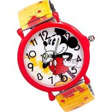 Disney Mickey Mouse Tie Dye Stretch Watch-One Size