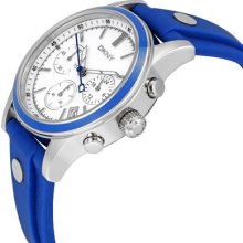 Dkny Blue Silicon Chronograph Ladies Watch Ny8173