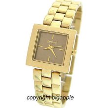 Dkny Mother-Of-Pearl Gold Tone Ladies Watch NY4880