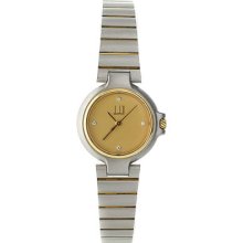 Dunhill Npq Two-tone Stainless Steel Original Swiss Quartz Ladies Watch